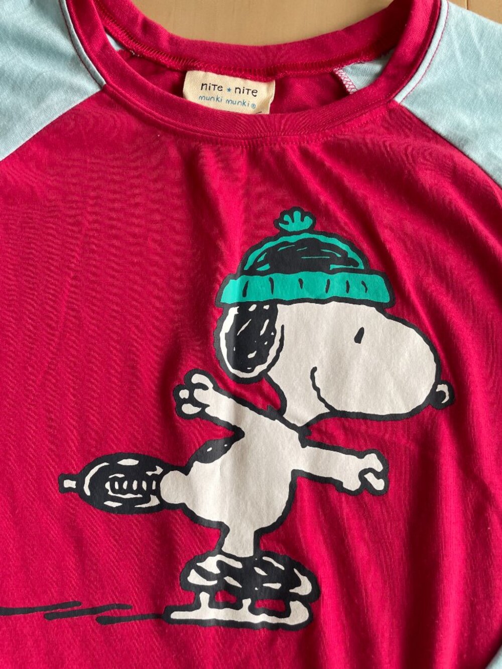 Entire Closet $5! XL Nite Nite Munki Munki Peanuts Snoopy Christmas PJs - Picture 3 of 16